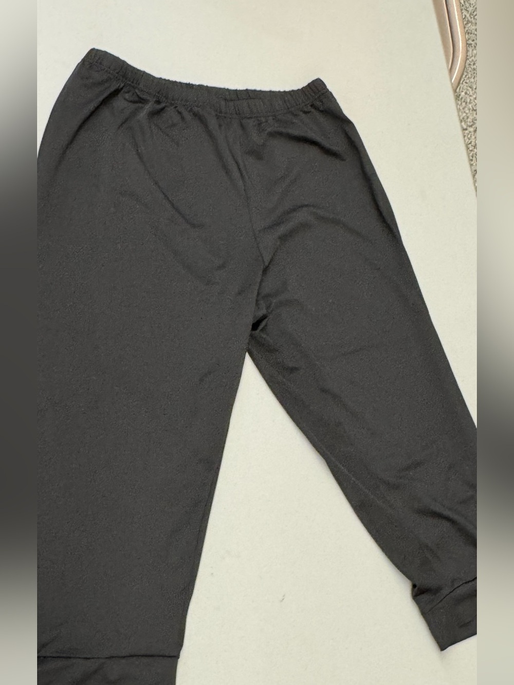 Black Women's Capris comfy plus size stretchy pants 2XL w Elastic waistband